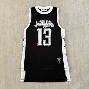 HLZBLZ Lucky 13 Black White Hilo Jersey Tank Top S